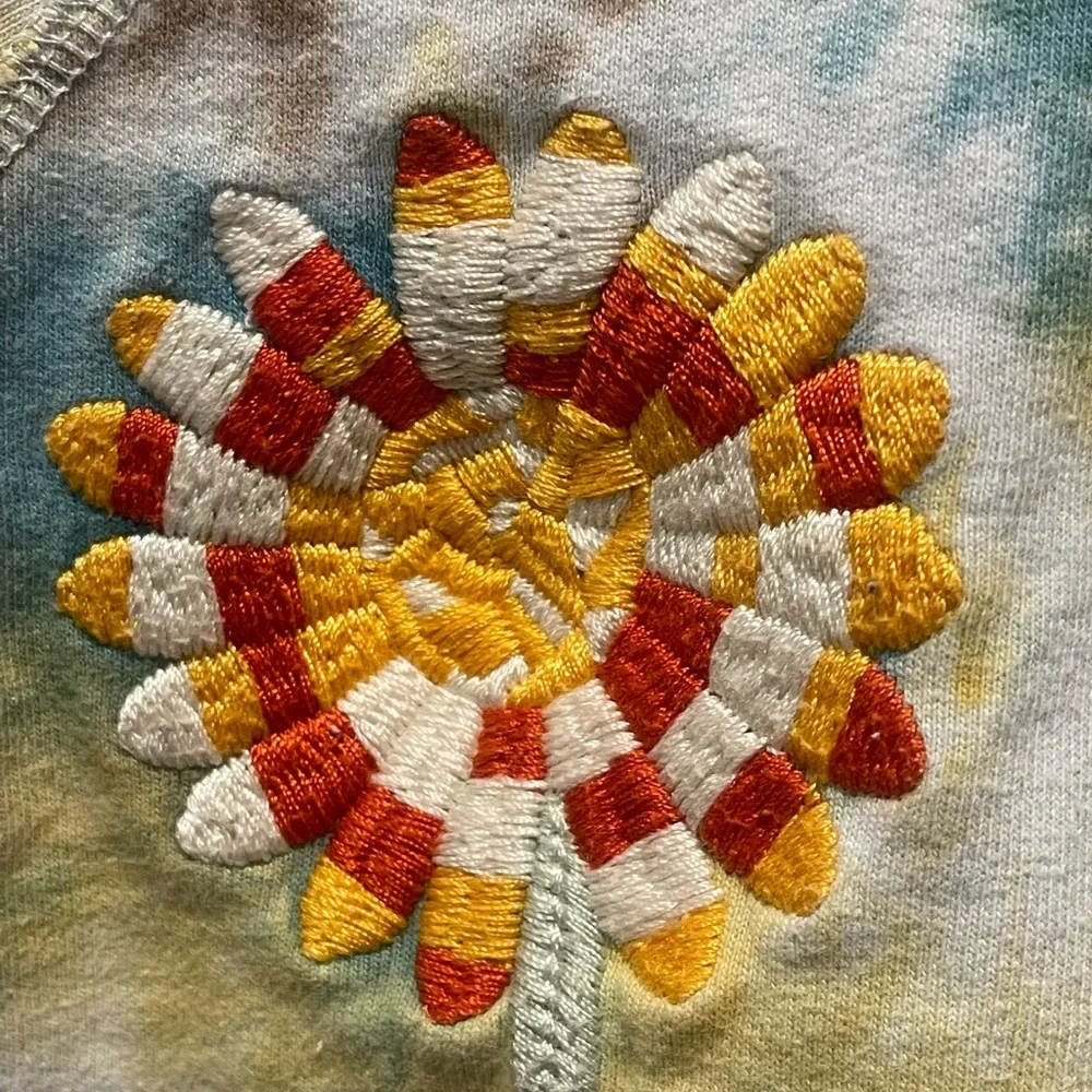 LUCKY BRAND Vintage Embroidered Tie Dye Toddler Sweatshirt - Picture 6 of 13